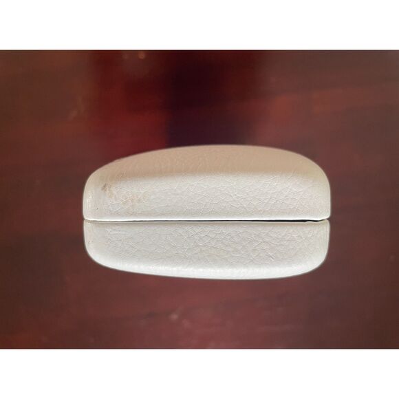 Versace White Hard Clamshell Eye Case With Cloth - Picture 6 of 14
